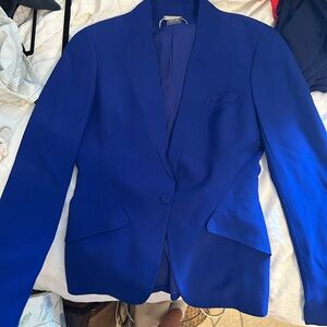 Alexander McQueen Cobalt Blue Blazer